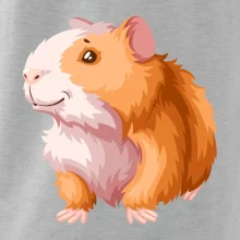 Morče - kreslené, bílo oranžové