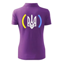 Ukrajina trojzubec s barvami