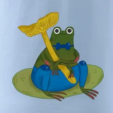 Žába s houbou  (studio-arte.cz)