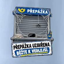 Přepážka uzavřena běžte k vedlejší