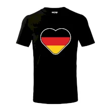 Germany love velké - Německá vlajka Germany love velké - Německá vlajka