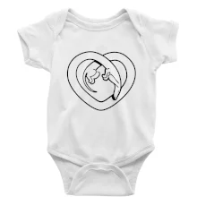 Jezevčík srdce - obrys