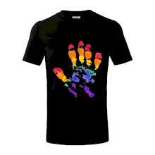 LGBT hand print