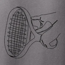 Tenisová raketa jednim tahem