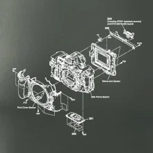 Nákres Digitální fotoaparát