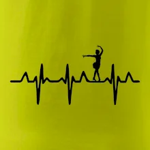 EKG tanečnice salsy