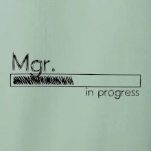 In progress titul Mgr.  magistr / magistra