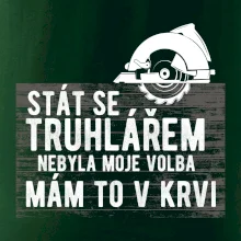 Stát se truhlářem nebyla moje volba