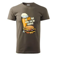 Pivo a burger vím co je dobrý