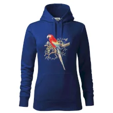 Papoušek na listnatém stromě