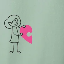 Párová trička puzzle postavička