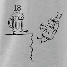 Pivo narozeniny - útes 18 let