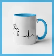 EKG zamilovaný pár