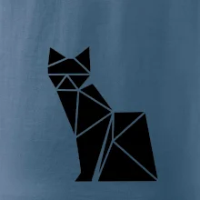 Origami kočka z boku