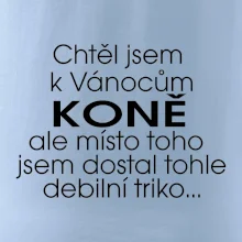 Chtěl jsem dostat k Vánocům koně