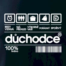 Čárový kód důchodce Čárový kód důchodce