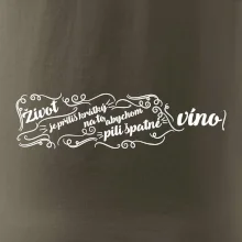 Život je příliš krátký - lahev