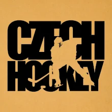 Czech hockey - nápis s hokejistou - Mistrovství světa v ledním hokeji 2024 Czech hockey - nápis s hokejistou - Mistrovství světa v ledním hokeji 2024