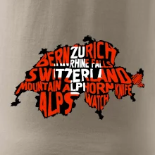 Mapy - názvy měst - Švýcarsko