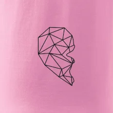 Párovy motiv srdce geometrie - ONA