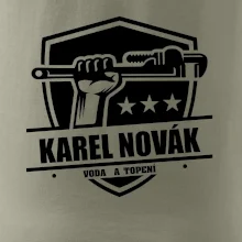 Instalatér - Erb vlastní nápis