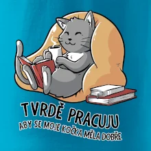 Tvrdě pracuju, aby se kočka měla dobře