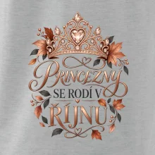 Princezny se rodí v říjnu - královská koruna