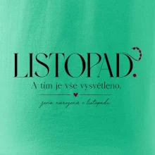 Listopad a tím je vše vysvětleno minimalistický štír