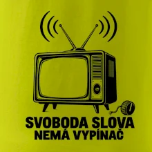 Svoboda slova nemá vypínač retro televize