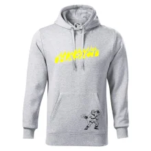 Hasič stojící - nápis hasiči - Velký nápis  na zádech