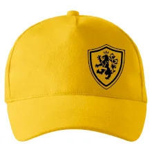 Český lev erb na prsu a na zádech