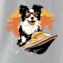 Border Kolie na vodním skútru