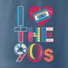 I love 90s - srdce a kazeta