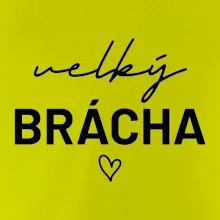 Velký brácha - nápis na prsou