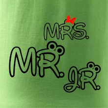 Mr, Mrs a Jr rodinná trička