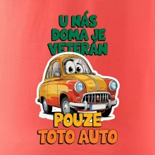 U nás doma je veterán pouze toto auto barevný nápis