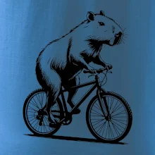 Kapybara na kole černá