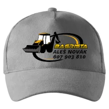 Bagrista v kruhu - vlastní nápis