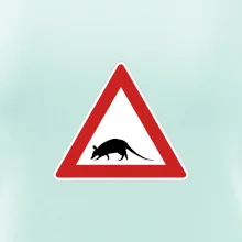 Dopravní značka - krysa