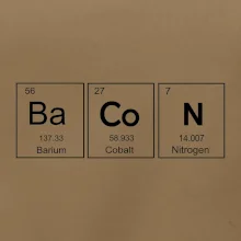 Bacon - periodická tabulka