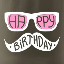 Mustache narozeniny - brýle