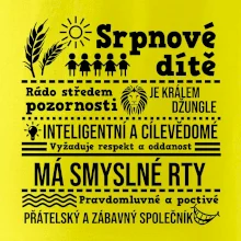 Narozeniny srpen