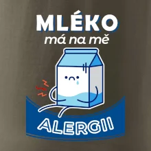 Mléko má na mě alergii