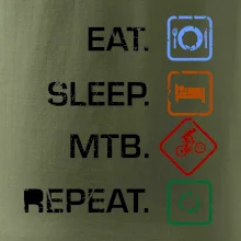 Eat sleep MTB repeat