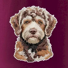 Lagotto romagnolo vyšívaná hlava
