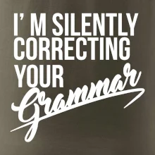 Correcting grammar