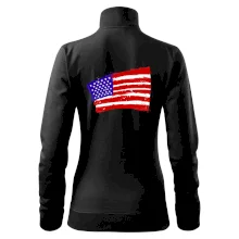 Americká vlajka ohnutá