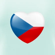 České srdce - vlajka