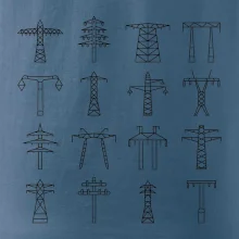 Typy stožárů vysokého napětí