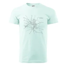 Černobílá mapa Blatná